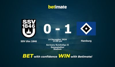 SSV Ulm 1846 vs Hamburg Prediction, Odds & Betting Tips 12/14/2024