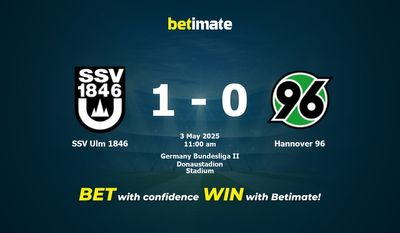 SSV Ulm 1846 vs Hannover 96 Prediction, Odds & Betting Tips 05/03/2025