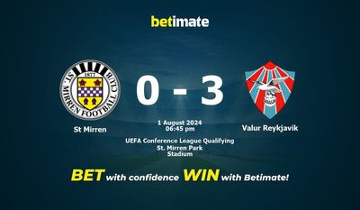 St Mirren vs Valur Reykjavik Prediction, Odds & Betting Tips 08/01/2024