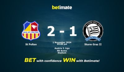 St. Pölten vs. Sturm Graz II – Vorhersage, Quoten und Wetttipps – 01.11.2024