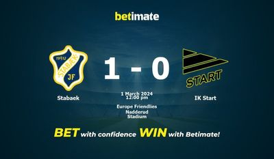 Stabaek vs IK 开始预测、赔率和投注技巧 03/01/2024