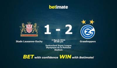 Stade Lausanne-Ouchy বনাম ঘাসফড়িং ভবিষ্যদ্বাণী, মতভেদ এবং বাজির টিপস 03/02/2024