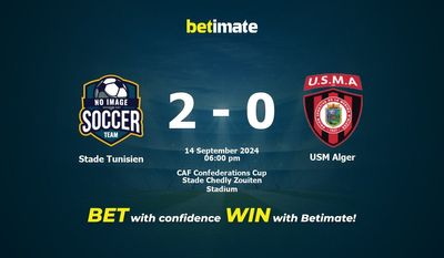 Stade Tunisien vs USM Alger Prediction, Odds & Betting Tips 09/14/2024