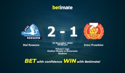 Stal Rzeszow vs. Znicz Pruszków Vorhersage, Quoten & Wetttipps 11.10.2024