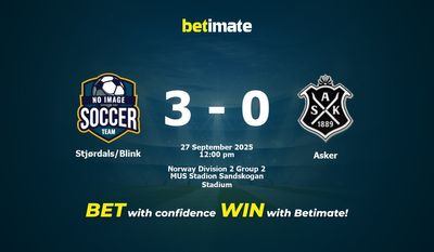 Stjørdals/Blink vs Asker Prediction, Odds & Betting Tips 09/27/2025