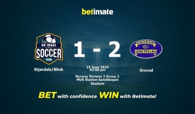 Stjørdals/Blink vs Grorud Prediction, Odds & Betting Tips 06/15/2025