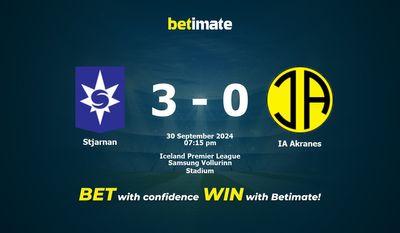 Stjarnan vs IA Akranes Prediction, Odds & Betting Tips 09/30/2024