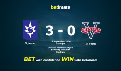 Stjarnan vs IF Vestri Prediction, Odds & Betting Tips 09/15/2024