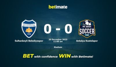 Sultanbeyli Belediyespor vs Antalya Kestelspor التوقعات، الاحتمالات ونصائح الرهان 20/12/2023