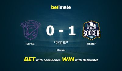 Sur SC vs Dhofar التوقعات، الصعاب ونصائح الرهان 05/03/2024