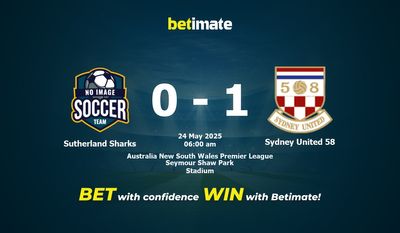 Sutherland Sharks vs Sydney United 58 Prediction, Odds & Betting Tips 05/24/2025