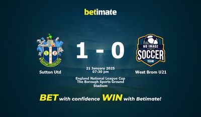 Sutton Utd vs. West Brom U21 Vorhersage, Quoten und Wetttipps 21.01.2025