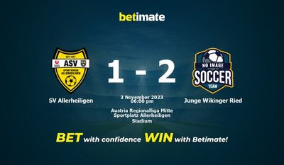SV Allerheiligen vs Junge Wikinger Ried Prediction, Odds & Betting Tips 11/03/2023