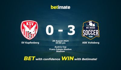 SV Kapfenberg vs ASK Voitsberg Prediction, Odds & Betting Tips 08/28/2024