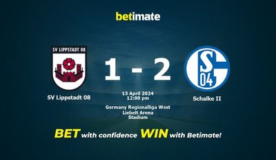SV Lippstadt 08 vs Schalke II Prediction, Odds & Betting Tips 04/13/2024