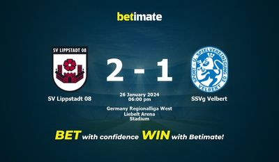 SV Lippstadt 08 vs SSVg Velbert 预测、赔率和投注技巧 01/26/2024