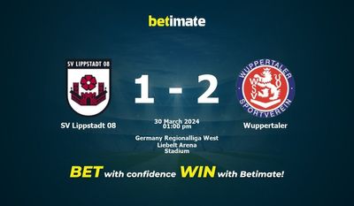 SV Lippstadt 08 vs Wuppertaler Prediction, Odds & Betting Tips 03/30/2024