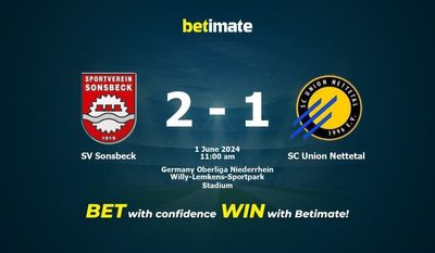 SV Sonsbeck vs SC Union Nettetal Prediction, Odds & Betting Tips 06/01/2024