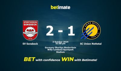 SV Sonsbeck vs SC Union Nettetal Prediction, Odds & Betting Tips 10/03/2024
