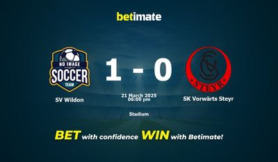 SV Wildon vs SK Vorwärts Steyr Prediction, Odds & Betting Tips 03/21/2025