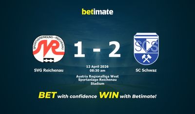 SVG Reichenau vs SC Schwaz Prediction, Odds & Betting Tips 04/12/2026