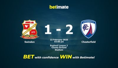 Swindon vs Chesterfield Prediction, Odds & Betting Tips 02/22/2025