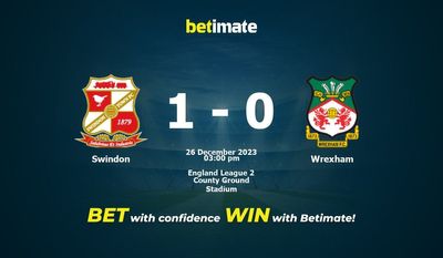 Swindon vs Wrexham التوقعات، الاحتمالات ونصائح الرهان 26/12/2023