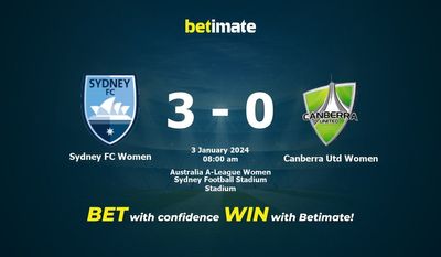 Sydney FC Women vs Canberra Utd Women 预测、赔率和投注技巧 01/03/2024