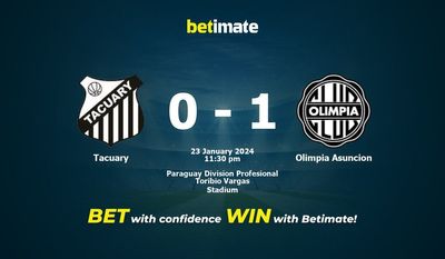 Tacuary বনাম Olimpia Asuncion ভবিষ্যদ্বাণী, মতভেদ এবং বাজির টিপস 01/23/2024