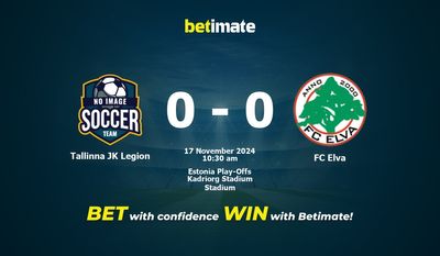 Tallinna JK Legion vs FC Elva Prediction, Odds & Betting Tips 11/17/2024