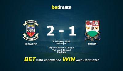 Pronostic, cotes et conseils de paris pour Tamworth vs Barnet 02/01/2025