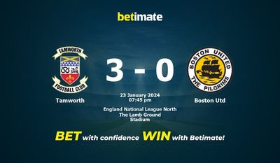 Tamworth vs Boston Utd 预测、赔率和投注技巧 01/23/2024