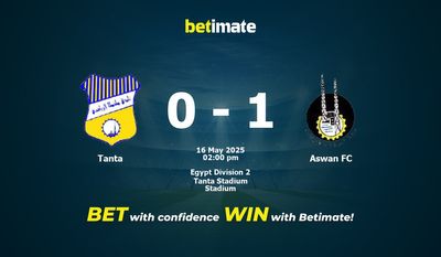 Tanta vs Aswan FC Prediction, Odds & Betting Tips 05/16/2025