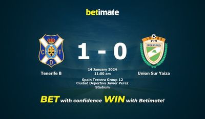 Tenerife B vs Union Sur Yaiza التوقعات، الصعاب ونصائح الرهان 14/01/2024