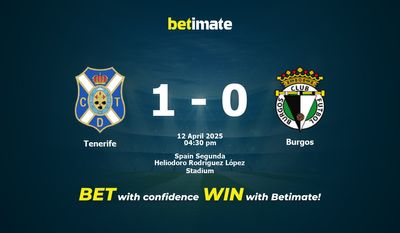 Tenerife vs Burgos Prediction, Odds & Betting Tips 04/12/2025