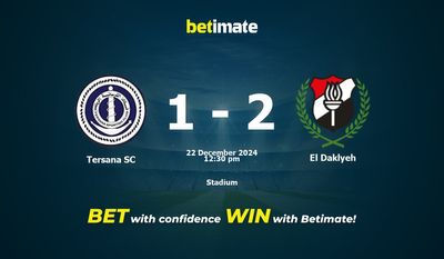 Tersana SC vs El Daklyeh Prediction, Odds & Betting Tips 12/22/2024
