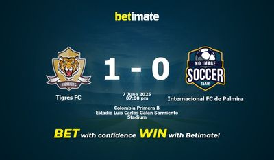 Tigres FC vs Internacional FC de Palmira Prediction, Odds & Betting Tips 06/07/2025