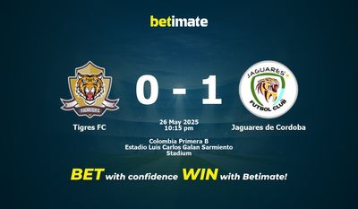 Tigres FC vs Jaguares de Cordoba Prediction, Odds & Betting Tips 05/26/2025