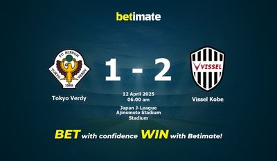 Tokyo Verdy vs Vissel Kobe Prediction, Odds & Betting Tips 04/12/2025
