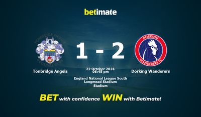 Tonbridge Angels vs. Dorking Wanderers – Vorhersage, Quoten und Wetttipps 22.10.2024