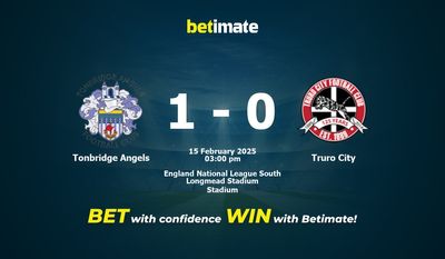 Tonbridge Angels vs. Truro City – Vorhersage, Quoten und Wetttipps 15.02.2025