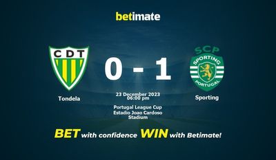 Tondela vs Sporting التوقعات، الاحتمالات ونصائح الرهان 23/12/2023