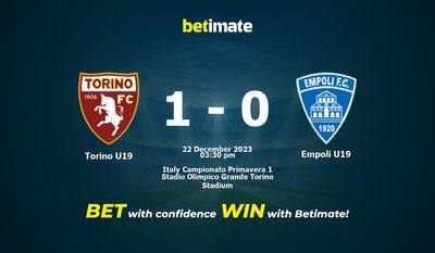Torino U19 vs Empoli U19 التوقعات، الاحتمالات ونصائح الرهان 22/12/2023
