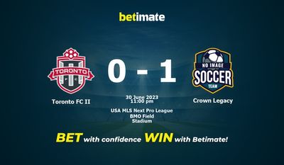 Toronto FC II vs Crown Legacy Prediction, Odds & Betting Tips 06/30/2023