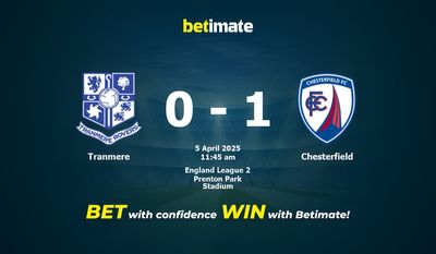 Tranmere vs Chesterfield Prediction, Odds & Betting Tips 04/05/2025