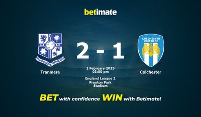 Tranmere vs Colchester Prediction, Odds & Betting Tips 02/01/2025