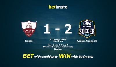 Trapani vs Audace Cerignola Prediction, Odds & Betting Tips 10/20/2024