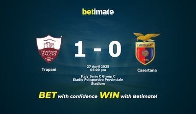 Trapani vs Casertana Prediction, Odds & Betting Tips 04/27/2025