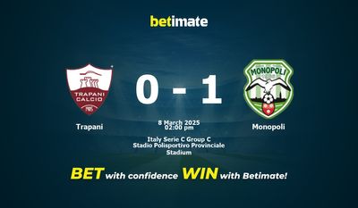 Trapani vs Monopoli Prediction, Odds & Betting Tips 03/08/2025