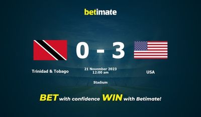 Trinidad & Tobago vs USA Prediction, Odds & Betting Tips 11/21/2023